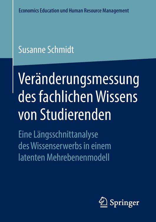 Produktbild: Ver&auml;nderungsmessung des fachlichen Wissens von Studierenden