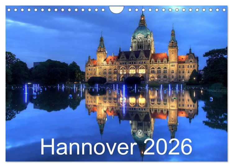Produktbild: Hannover 2026 (Wandkalender 2026 DIN A4 quer), CALVENDO Monatskalender
