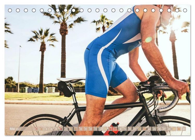 Produktbild: Sonne in den Speichen - Faszination Rennrad (Tischkalender 2027 DIN A5 quer), CALVENDO Monatskalender
