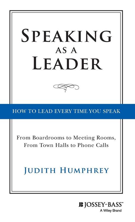 Produktbild: Speaking As a Leader