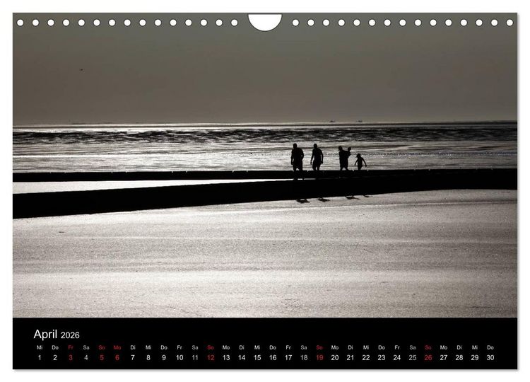 Produktbild: Wattenmeer (Wandkalender 2026 DIN A4 quer), CALVENDO Monatskalender