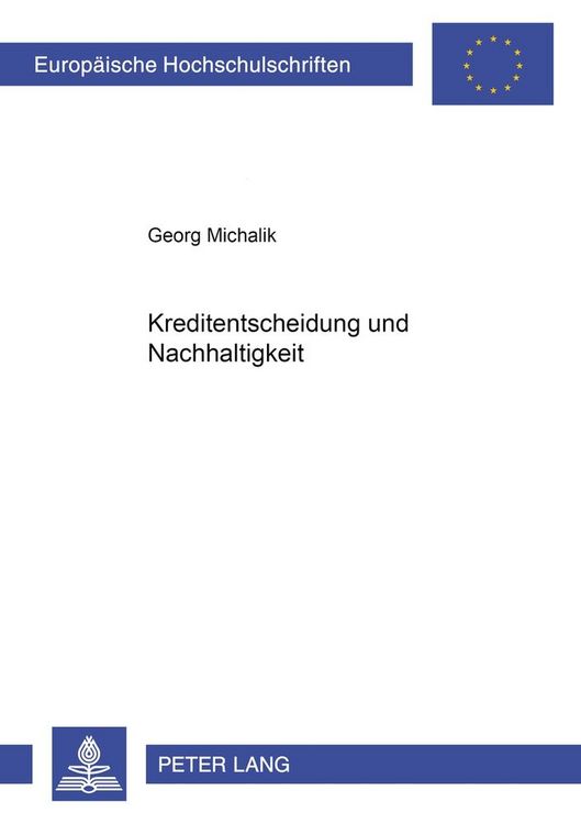 Produktbild: Kreditentscheidung und Nachhaltigkeit