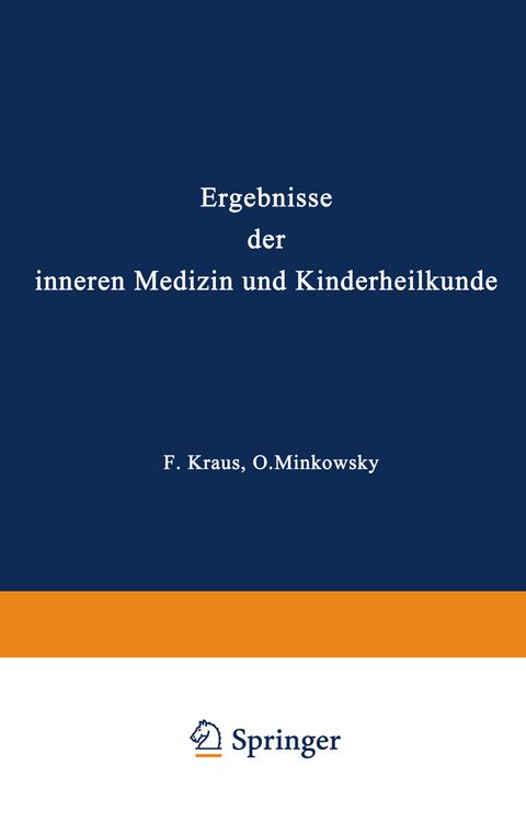 Produktbild: Ergebnisse der Inneren Medizin und Kinderheilkunde