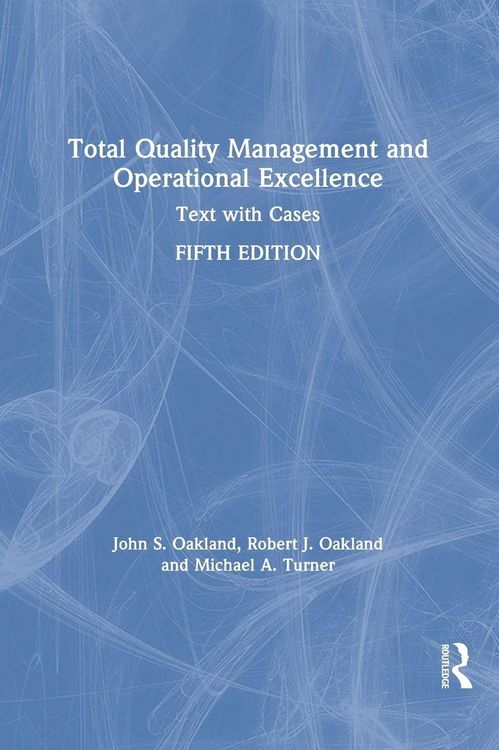 Produktbild: Total Quality Management and Operational Excellence
