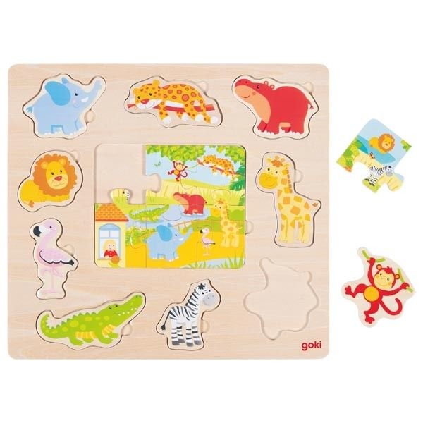 Produktbild: Steckpuzzle Zootiere