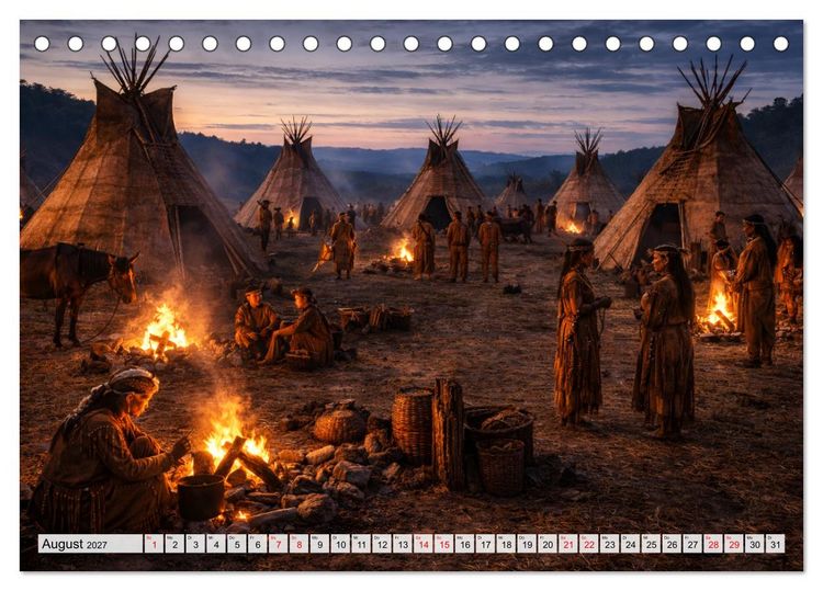 Produktbild: Ein spiritueller Weg. Im Rhythmus der Natur (Tischkalender 2027 DIN A5 quer), CALVENDO Monatskalender