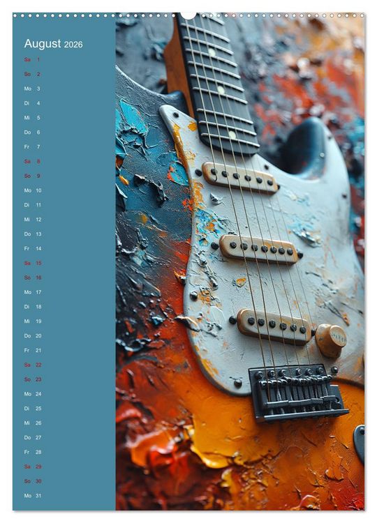Produktbild: Strings & Dreams: Ein Jahr musikalischer Inspiration (hochwertiger Premium Wandkalender 2026 DIN A2 hoch), Kunstdruck in Hochglanz