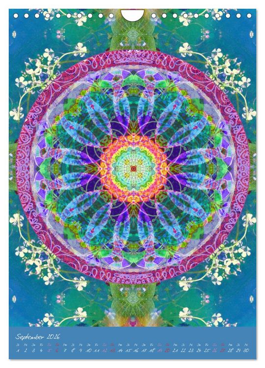 Produktbild: Mandala Energien (Wandkalender 2026 DIN A4 hoch), CALVENDO Monatskalender