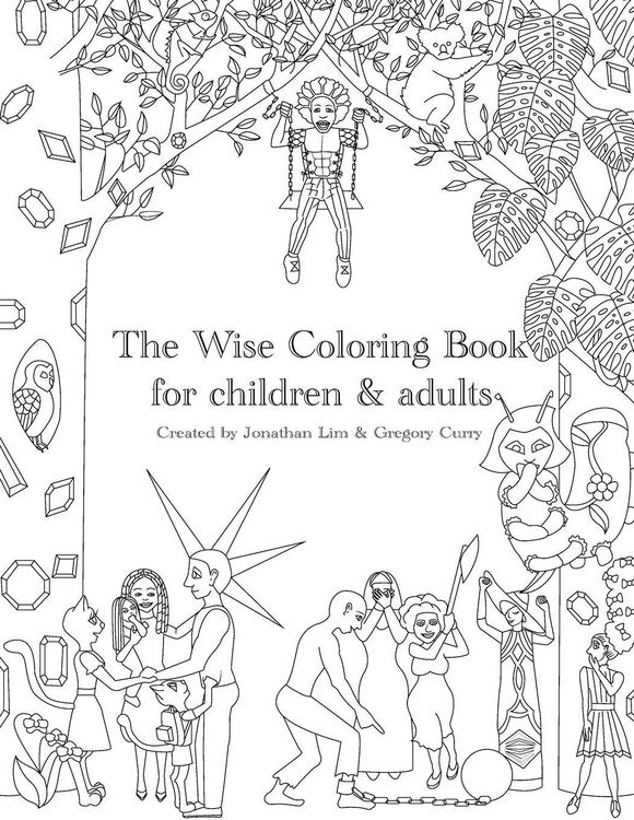 Produktbild: The Wise Coloring Book