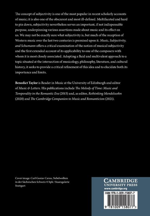 Produktbild: Music, Subjectivity, and Schumann