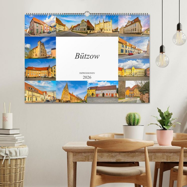 Produktbild: B&uuml;tzow Impressionen (Wandkalender 2026 DIN A2 quer), CALVENDO Monatskalender
