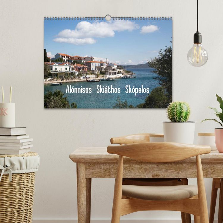 Produktbild: Al&oacute;nnisos, Ski&aacute;thos, Sk&oacute;pelos (Wandkalender 2026 DIN A3 quer), CALVENDO Monatskalender