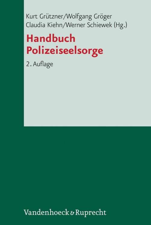 Produktbild: Handbuch Polizeiseelsorge