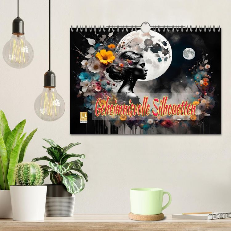 Produktbild: Geheimnisvolle Silhouetten (Wandkalender 2026 DIN A4 quer), CALVENDO Monatskalender