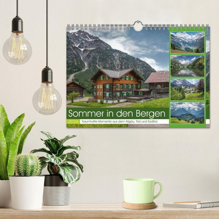 Produktbild: Sommer in den Bergen (Wandkalender 2026 DIN A4 quer), CALVENDO Monatskalender