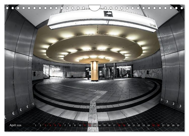 Produktbild: MAINHATTEN architektur kunst (Wandkalender 2026 DIN A4 quer), CALVENDO Monatskalender