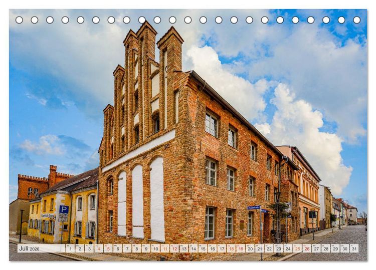 Produktbild: Anklam Impressionen (Tischkalender 2026 DIN A5 quer), CALVENDO Monatskalender