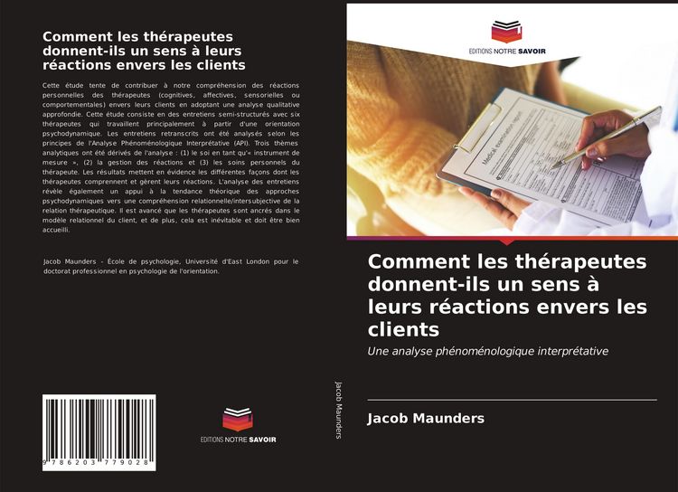 Produktbild: Comment les th&eacute;rapeutes donnent-ils un sens &agrave; leurs r&eacute;actions envers les clients