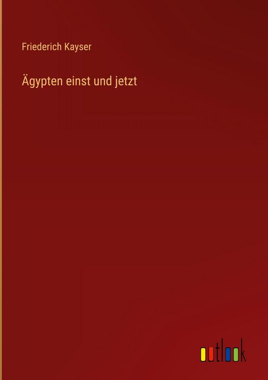 Produktbild: &Auml;gypten einst und jetzt