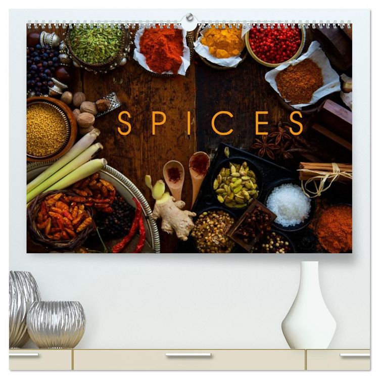 Produktbild: SPICES (High Quality Premium Wall Calendar 2026 DIN A2 landscape),CALVENDO 12 Month Wall Calendar