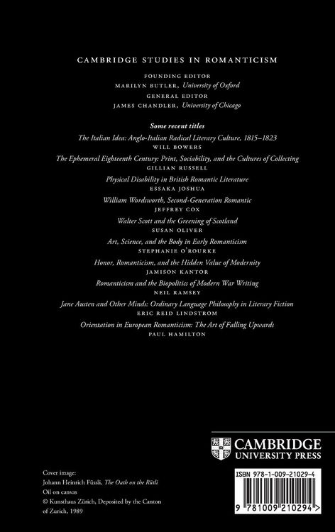 Produktbild: Romanticism, Republicanism, and the Swiss Myth