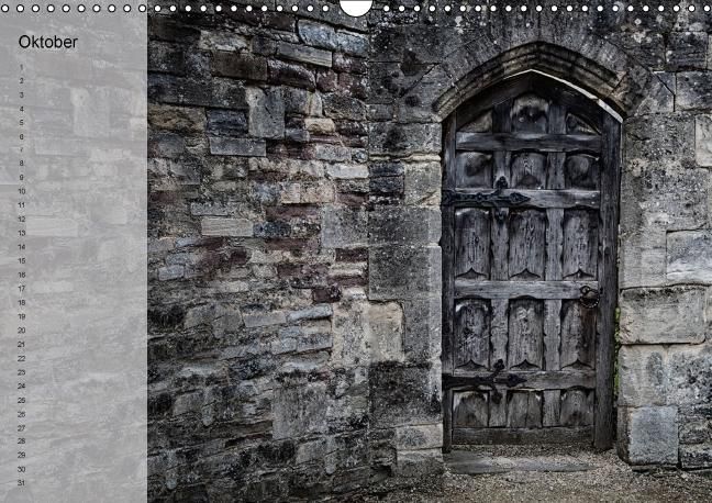 Produktbild: Historische T&uuml;ren aus England / Geburtstagskalender (Wandkalender immerw&auml;hrend DIN A3 quer)