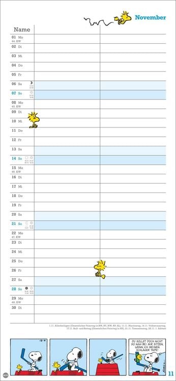 Produktbild: Peanuts Planer Wir zwei 2027