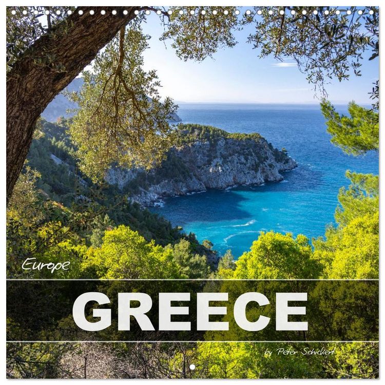 Produktbild: Europe - Greece (Wall Calendar 2027 12 &times; 12 Inch) CALVENDO 12 Month Wall Calendar