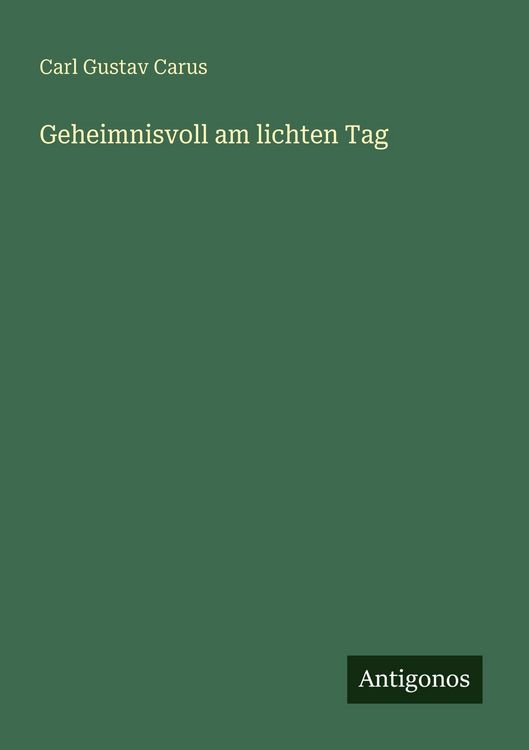 Produktbild: Geheimnisvoll am lichten Tag