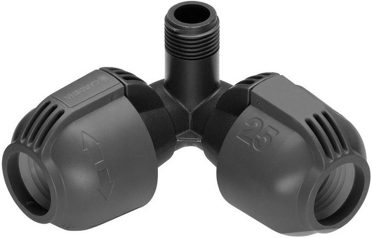 Produktbild: Gardena Sprinklersystem Winkelst&uuml;ck 25mm (1/2") AG 02782-20
