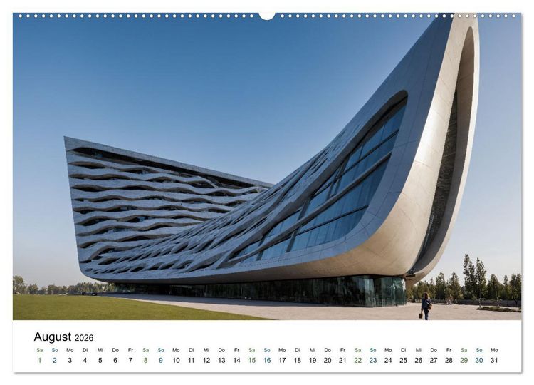 Produktbild: Einsamkeit in Architektur (Wandkalender 2026 DIN A2 quer), CALVENDO Monatskalender