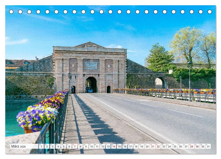 Produktbild: Traumziel am Gardasee. Peschiera del Garda (Tischkalender 2026 DIN A5 quer), CALVENDO Monatskalender