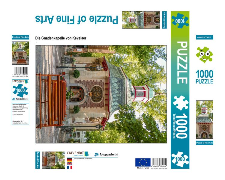 Produktbild: CALVENDO Puzzle Die Gnadenkapelle von Kevelaer | 1000 Teile Lege-Gr&ouml;&szlig;e 64x48cm Foto-Puzzle f&uuml;r gl&uuml;ckliche Stunden