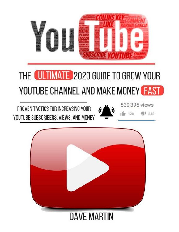 Produktbild: YouTube: The Ultimate 2020 Guide to Grow Your YouTube Channel, Make Money Fast with Proven Techniques and Foolproof Step by Step Strategies