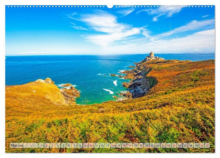 Produktbild: Reiseziel Bretagne (hochwertiger Premium Wandkalender 2026 DIN A2 quer), Kunstdruck in Hochglanz