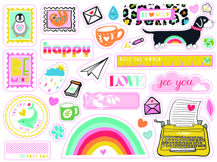 Produktbild: Lovely Planet Briefpapier-Set