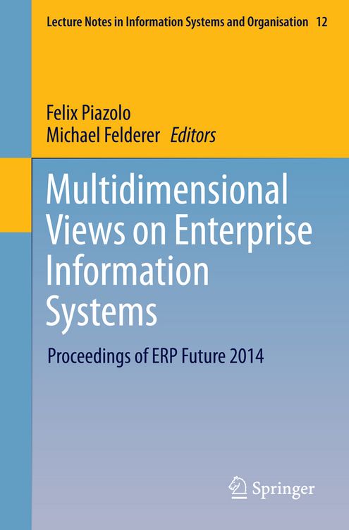 Produktbild: Multidimensional Views on Enterprise Information Systems