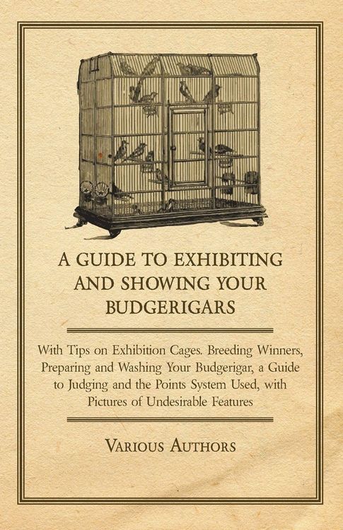 Produktbild: A Guide to Exhibiting and Showing your Budgerigars;With Tips on Exhibition Cages. Breeding Winners, Preparing and Washing your Budgerigar, a Guide to