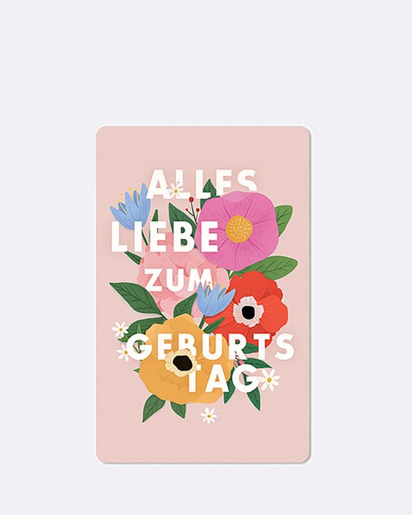 Produktbild: Lunacard Postkarte *Alles Liebe zum Geburtstag