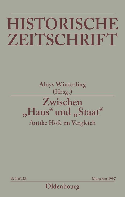 Produktbild: Zwischen "Haus" und "Staat" - Antike H&ouml;fe im Vergleich