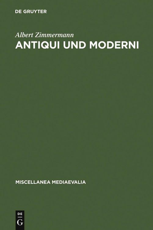 Produktbild: Antiqui und Moderni