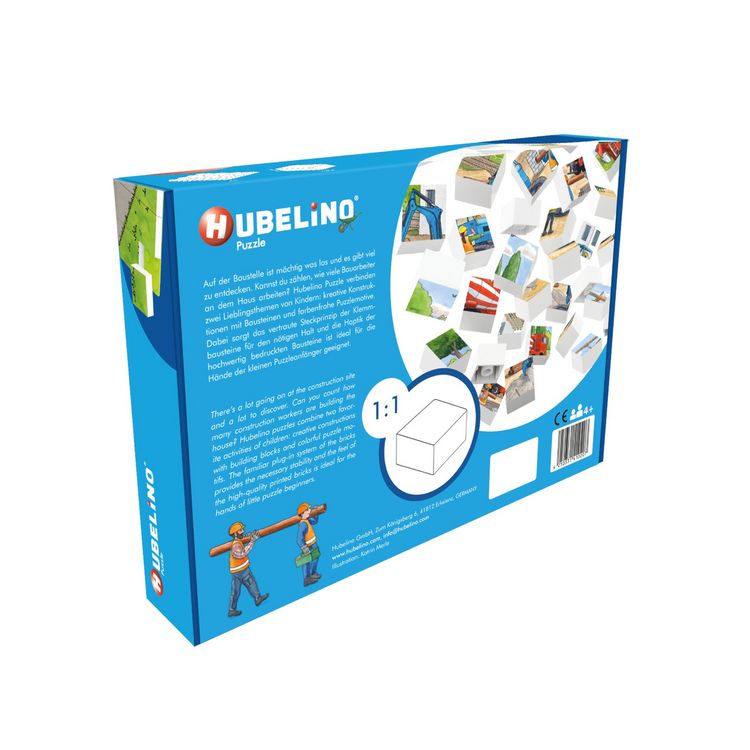 Produktbild: HUBELiNO Puzzle Auf der Baustelle 35 Teile