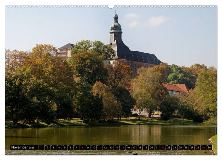 Produktbild: Musik- und Bergstadt Sondershausen/Th&uuml;ringen (hochwertiger Premium Wandkalender 2026 DIN A2 quer), Kunstdruck in Hochglanz