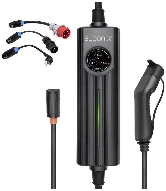 Produktbild: Sygonix Mobile Ladestation Typ 2 Mode 2 16A 11kW