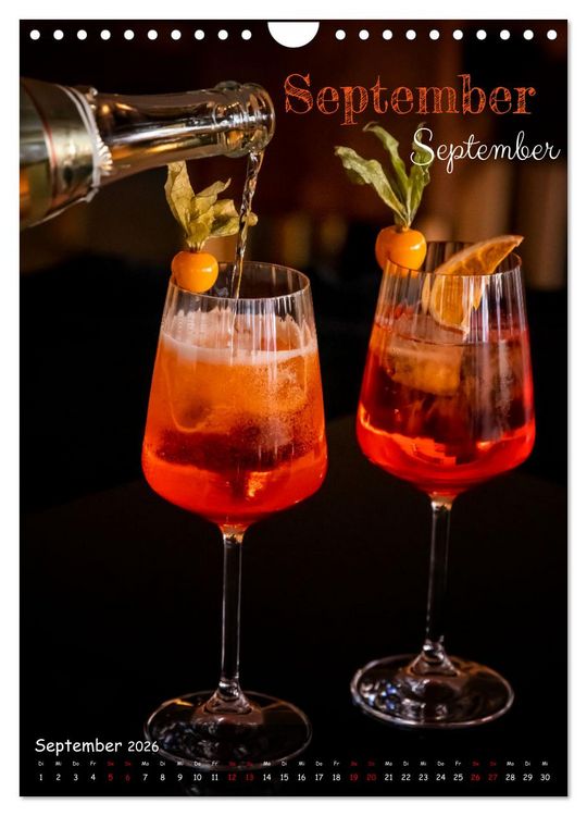 Produktbild: Mix it up - Cocktails (Wandkalender 2026 DIN A4 hoch), CALVENDO Monatskalender