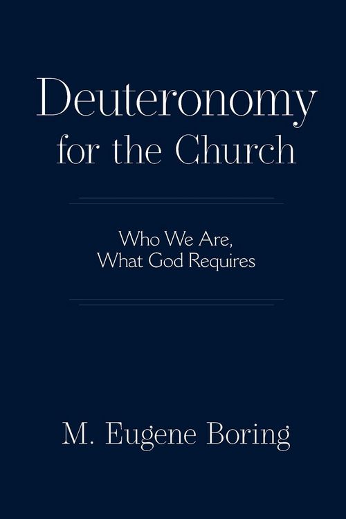 Produktbild: Deuteronomy for the Church