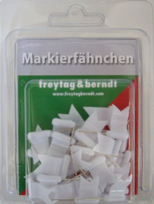 Produktbild: Markierf&auml;hnchen wehend, Wei&szlig;