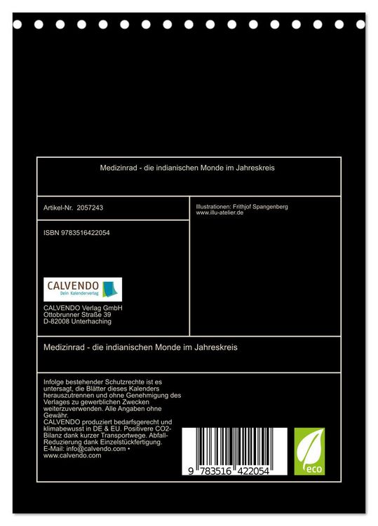 Produktbild: Medizinrad - die indianischen Monde im Jahreskreis (Tischkalender 2026 DIN A5 hoch), CALVENDO Monatskalender