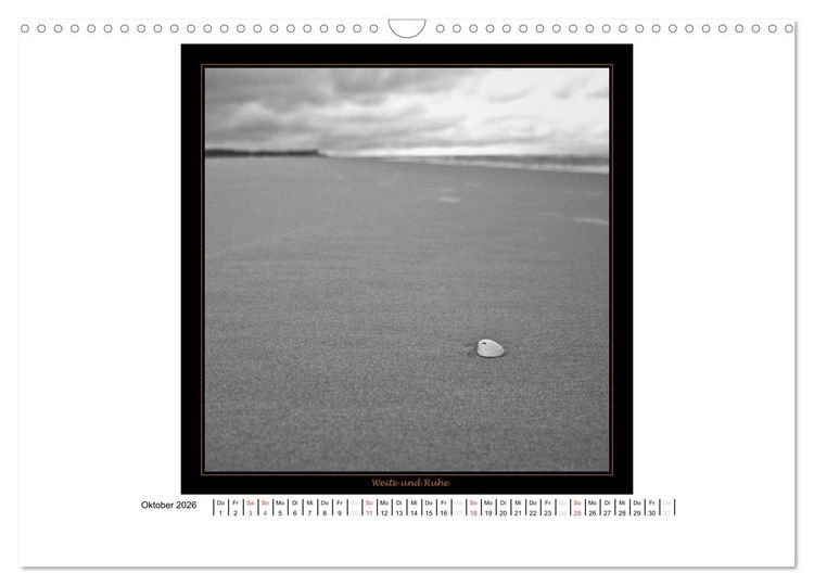 Produktbild: Wangerooge in Fine Art (Wandkalender 2026 DIN A3 quer), CALVENDO Monatskalender