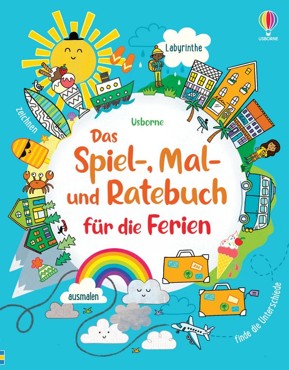 Produktbild: Das Spiel-, Mal- und Ratebuch f&uuml;r die Ferien